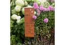RM Design Gartenstecker Rostoptik Spruch 'Moment' Metall Bild 1