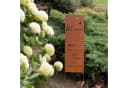 RM Design Gartenstecker Rostoptik Spruch 'Moment' Metall Bild 3