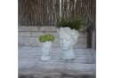 UNUS GARDEN Blumentopf Büste Frauenkopf Beton Grau Bild 5