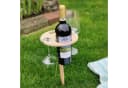 UNUS GARDEN Klapptisch Weinhalter Bambus Natur Bild 4
