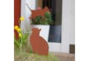 UNUS GARDEN Gartenstecker 4er Set Katzen Metall Rostoptik Bild 5