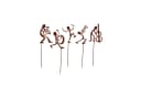 UNUS GARDEN Gartenstecker Rost Musiker 5er Set Bild 2