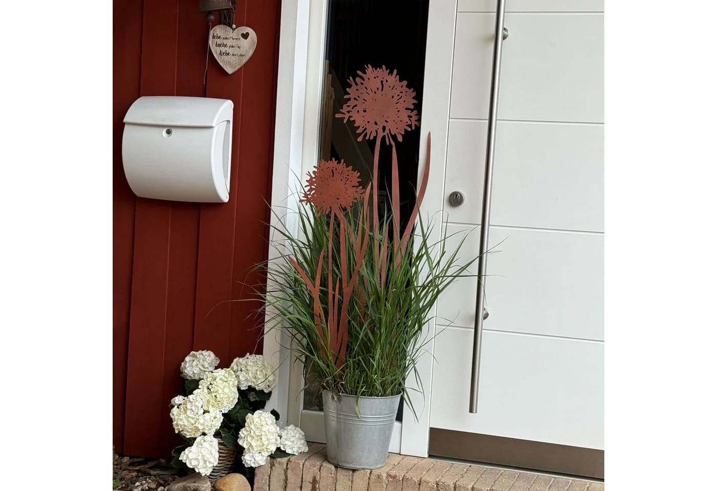 UNUS GARDEN Gartenstecker Agapanthus 2er Set