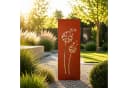 UNUS GARDEN Gartenstecker Pusteblumen Metall Rostoptik Bild 1