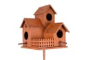UNUS GARDEN Vogelhaus Metall Rostoptik 132 cm Bild 2
