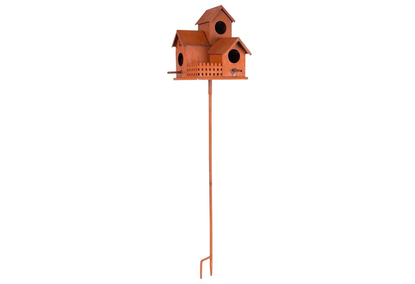 UNUS GARDEN Vogelhaus Metall Rostoptik 132 cm - Bild 5