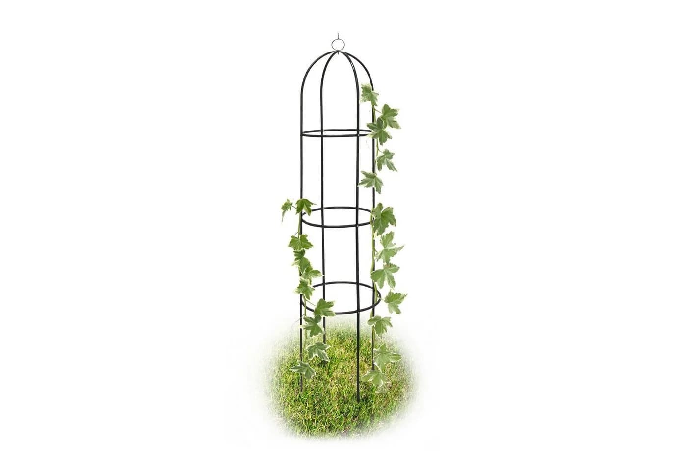 relaxdays Rankobelisk 4x Metall 190 cm Grün - Bild 2