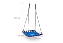 relaxdays Nestschaukel Outdoor viereckig Blau/Schwarz Bild 3