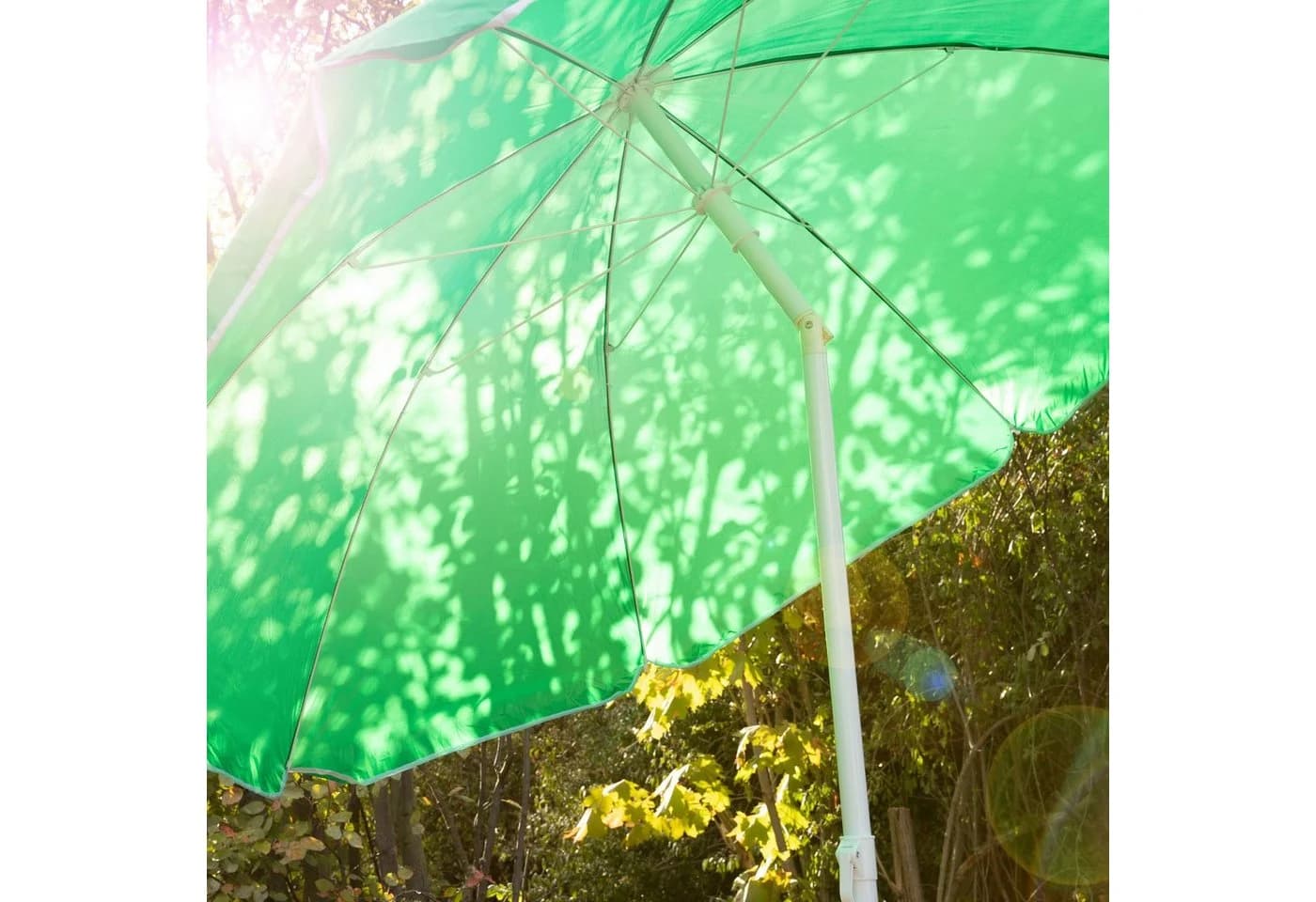 RELAXDAYS Sonnenschirmständer Weiß Dreifuß Klappbar - Bild 5