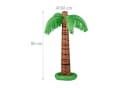 relaxdays Aufblasbare Palme XL Grün Braun Bild 4