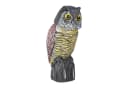 relaxdays Gartenfigur Vogelschreck Eule - Witterungsbeständiger Taubenschreck Bild 2