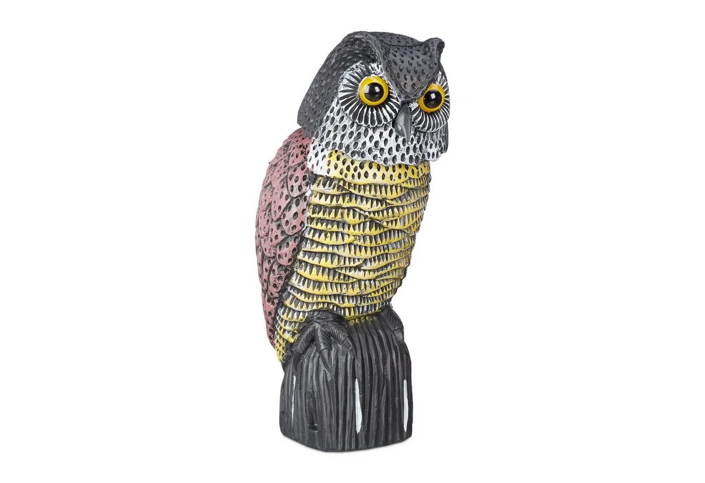 relaxdays Gartenfigur Vogelschreck Eule - Witterungsbeständiger Taubenschreck - Bild 2