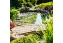 relaxdays Gartenfigur Teichente Küken 3er Set Gelb/Schwarz Bild 5