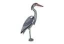relaxdays Gartenfigur Graureiher - Wetterfester Reiherschreck aus Kunststoff Bild 2