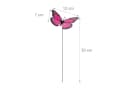 relaxdays Schmetterlings-Set 36-tlg. Bunt PVC Metall Gartenfigur Bild 4