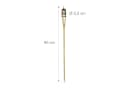 relaxdays Gartenfackel Bambus 10er Set Natur Bild 4