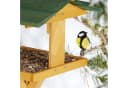 relaxdays Vogelhaus mit Ständer Tannenholz Grün Bild 5