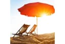 relaxdays Sonnenschirmhalter Bodenhülse Schwarz/Rot Kunststoff Bild 5