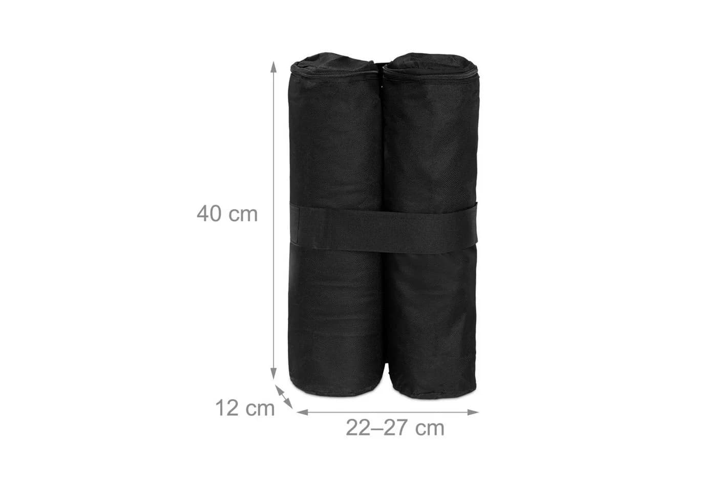 relaxdays Beschwerungsgewicht Pavillon Gewichte 4er Set Schwarz - Bild 4