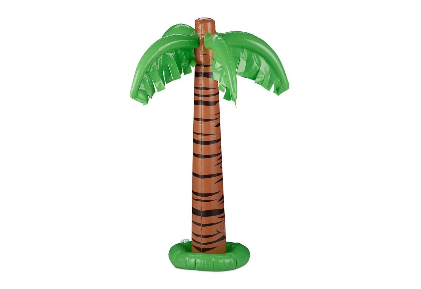 relaxdays Aufblasbare Palme XL 4er Set Grün/Braun - Bild 2