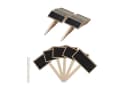relaxdays Gartenstecker Pflanzenstecker Tafel 24er Set Holz Natur Bild 2