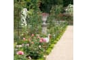 relaxdays Gartenfigur Storch Weiß Rot Schwarz Kunststoff Bild 3