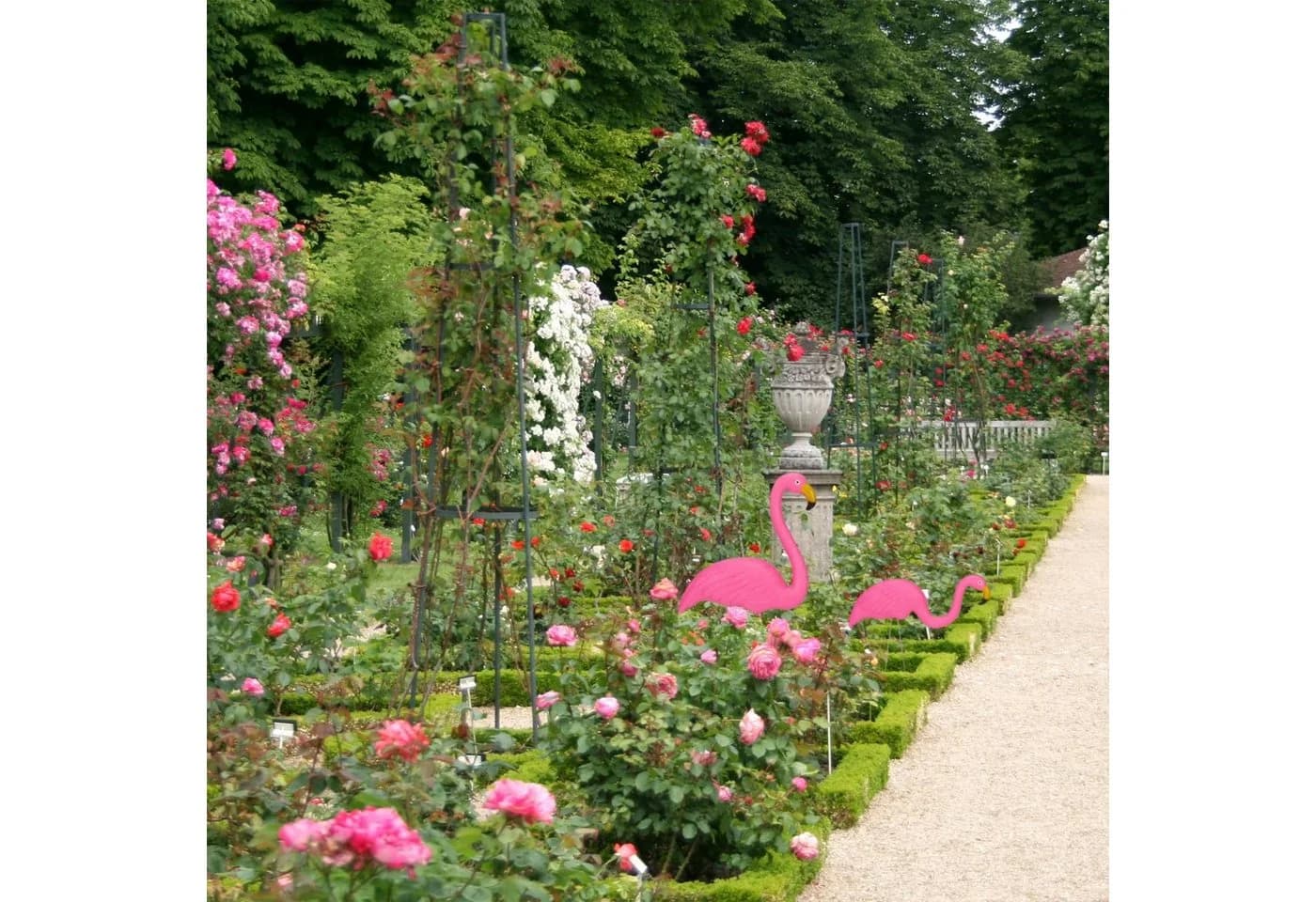 RELAXDAYS Gartenfigur Flamingo Figur 2er Set - Bild 5