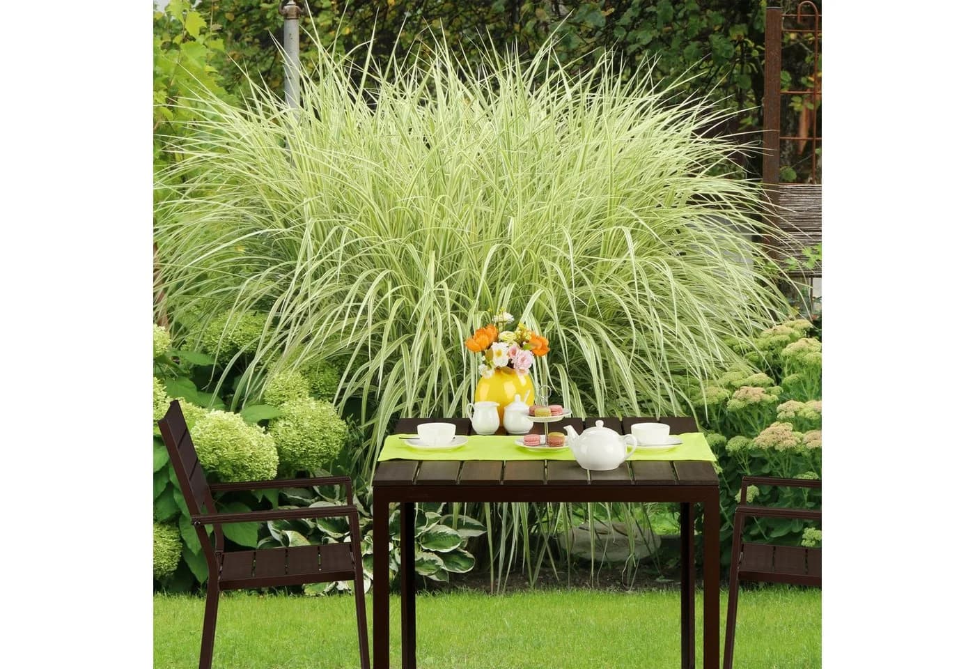 relaxdays Gartentisch Quadratischer Holzoptik - Bild 5