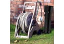 relaxdays Schirmhalter Schwarz Klappbar mit Steinplatten Bild 5