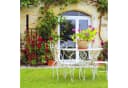 relaxdays Rankgitter Metall 3er Set Schwarz Verzinkt Bild 5
