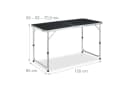relaxdays Campingtisch klappbar Silber Grau Bild 4
