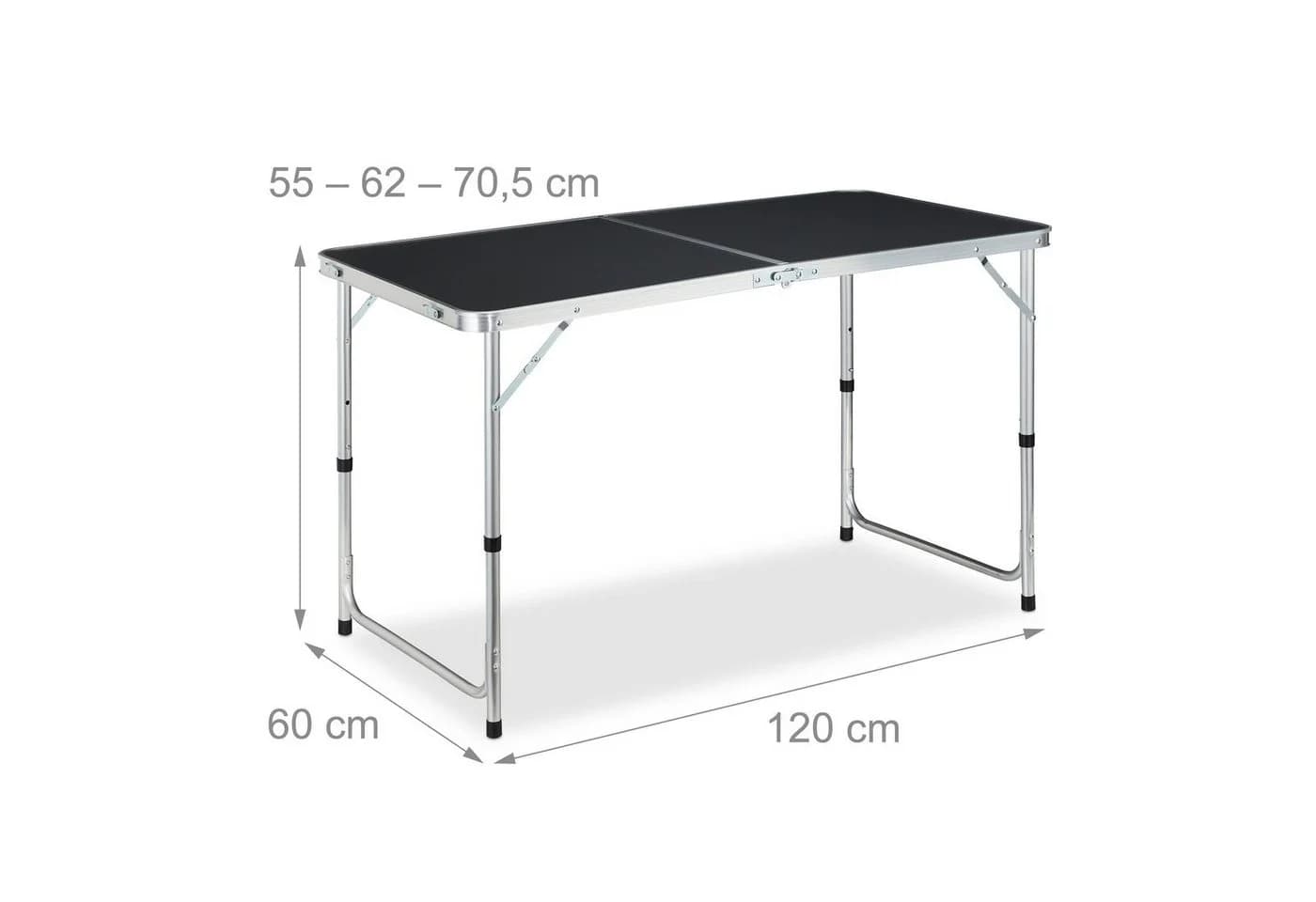 relaxdays Campingtisch klappbar Silber Grau - Bild 4