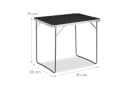 relaxdays Campingtisch klappbar silber/grau Aluminium Bild 4