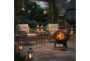 relaxdays Feuerkorb Terrassenofen Bronze Gusseisen Bild 3