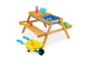 relaxdays Kindersitzgruppe Holz mit Wannen Bild 2