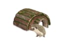 relaxdays Igelhaus aus Holz mit Moos Bild 2