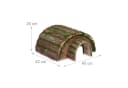 relaxdays Igelhaus aus Holz mit Moos Bild 4
