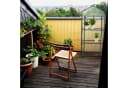 relaxdays Foliengewächshaus 3 Ebenen Schwarz Transparent Bild 5