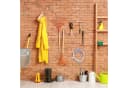 relaxdays Metall Schlauchhalter für die Wand Grau Bild 5
