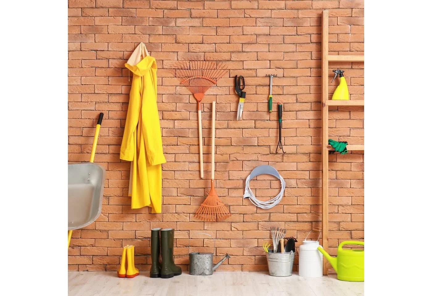 relaxdays Metall Schlauchhalter für die Wand Grau - Bild 5