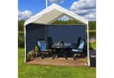 relaxdays Pavillon Seitenwände 2er Set Dunkelblau Bild 1