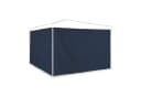relaxdays Pavillon Seitenwände 2er Set Dunkelblau Bild 2