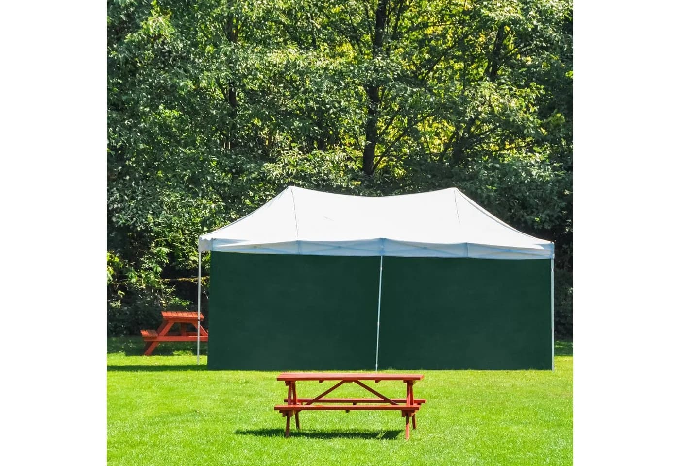 Pavillonseitenteil Grün, 200x300 cm, PE, PVC