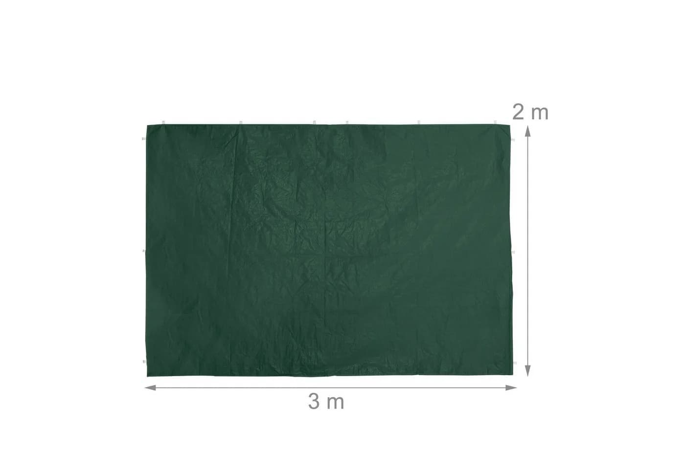 Pavillonseitenteil Grün, 200x300 cm, PE, PVC - Bild 4