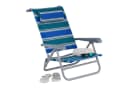 relaxdays Gartenliege Klappbar mit Nackenkissen 8-stufig verstellbar Bild 2