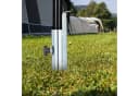 RELAXDAYS Schirmhalter Rasendorn für Sonnenschirm Silber Bild 1