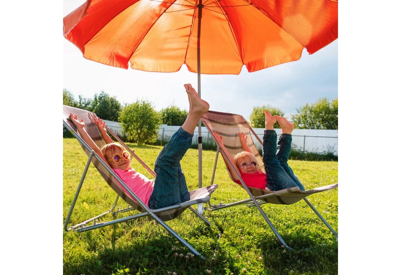 RELAXDAYS Schirmhalter Rasendorn für Sonnenschirm Silber - Bild 3