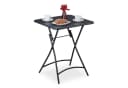 Relaxdays Klapptisch Metall Balkontisch Anthrazit Klappbar Bild 2