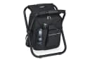 relaxdays Campinghocker Schwarz Klappbar mit Rucksack-Tragegurten und Tasche Bild 2