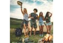 relaxdays Campinghocker Schwarz Klappbar mit Rucksack-Tragegurten und Tasche Bild 3